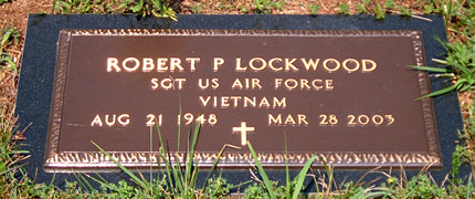 Robert Paul Lockwood Gravestone