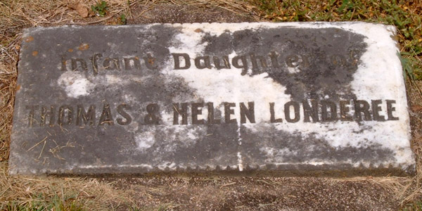 Londeree Infant Daughter Gravestone