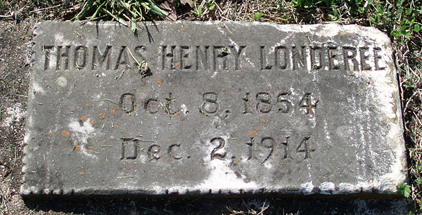 Thomas Henry Londeree Gravestone