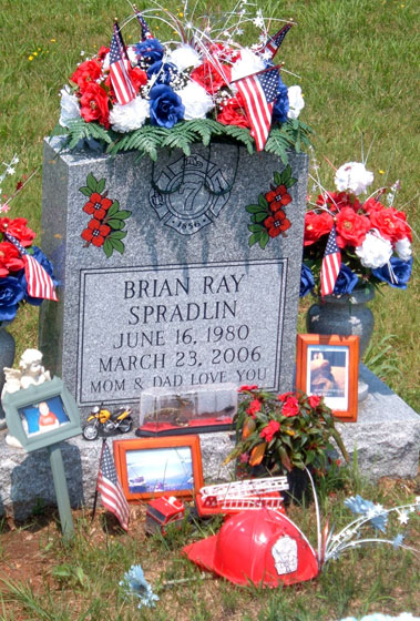 Brian Ray Spradlin Gravestone