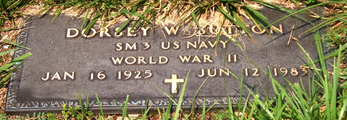 Dorsey W. Sutton Gravestone