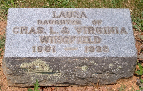 Laura Wingfield Gravestone