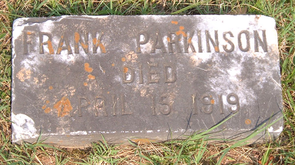Frank Parkinson Gravestone