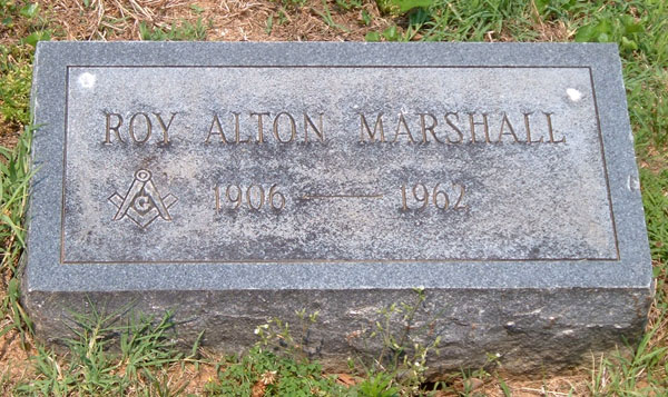 Roy Alton Marshall Gravestone