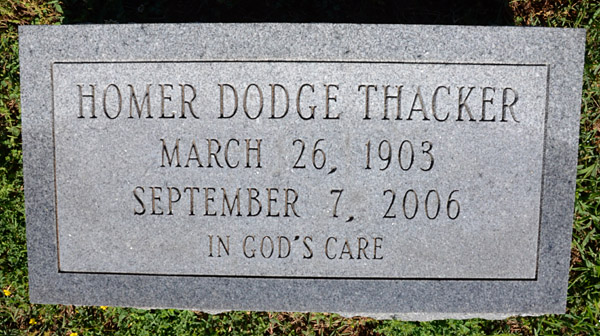 Homer Dodge Thacker