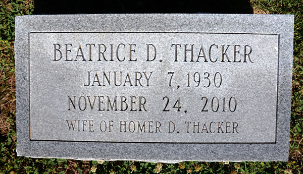 Beatrice D. Thacker