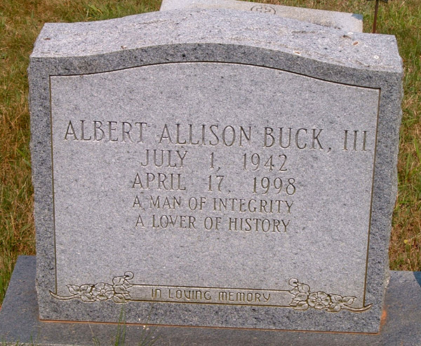 Albert Allison Buck, III