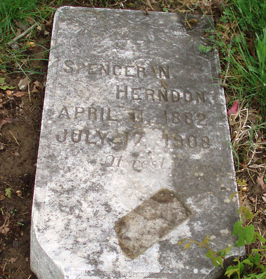 Spencer N. Herndon Gravestone