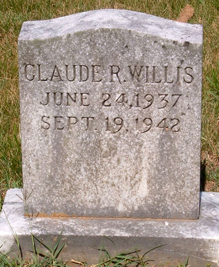 Claude R. Willis Gravestone