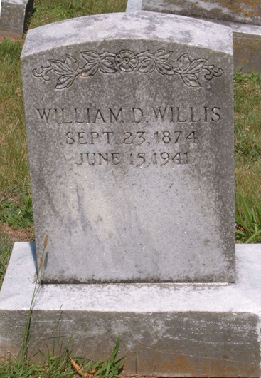 William D. Willis Gravestone