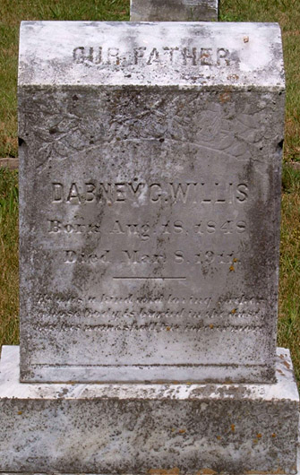 Dabney C. Willis Gravestone