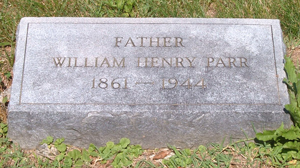 William Henry Parr Gravestone