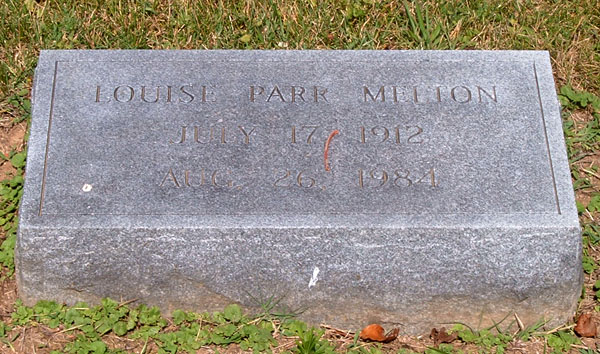 Louise Parr Melton Gravestone