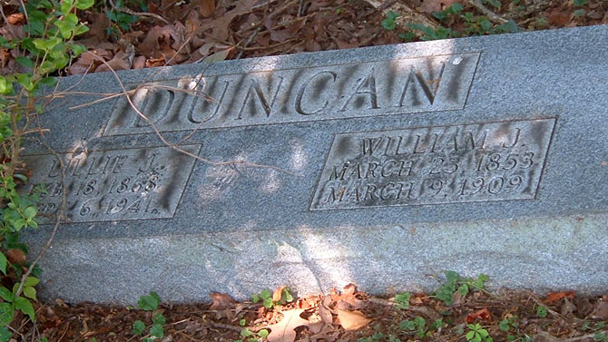 William J. Duncan and Lillie J. Duncan