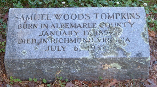 Samuel Woods Tompkins Gravestone