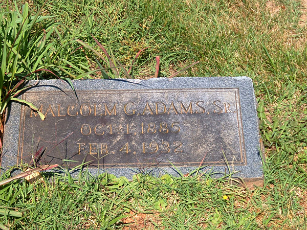 Malcolm G. Adams, Sr.