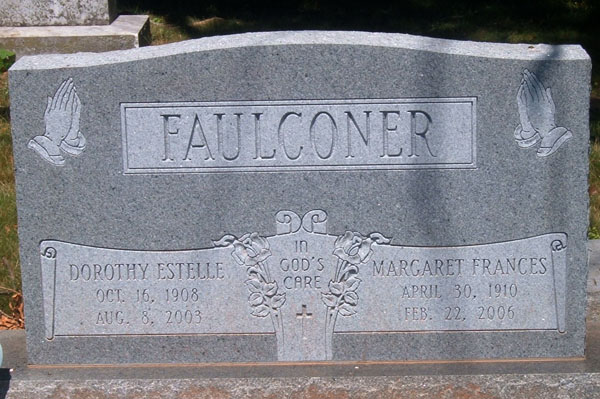 Dorothy Estelle Faulconer and Margaret Frances Faulconer