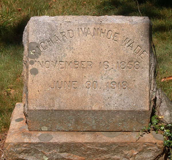 Richard Ivanhoe Wade Gravestone