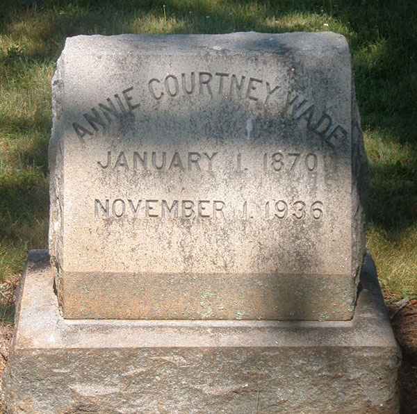 Annie Courtney Wade