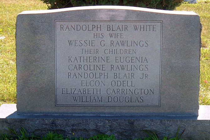 Family of Randolph Blair White and Wessie Rawlings White