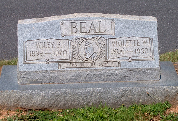 Wiley P. Beal and Violette W. Beal