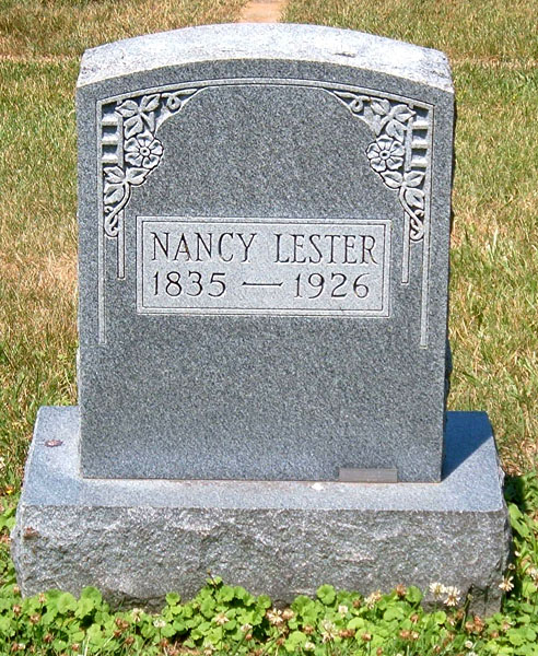 Nancy Lester Gravestone