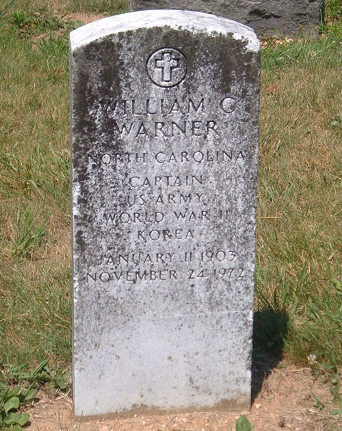 William G. Warner Gravestone