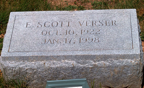E. Scott Verser Gravestone