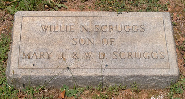 Willie N. Scruggs Gravestone