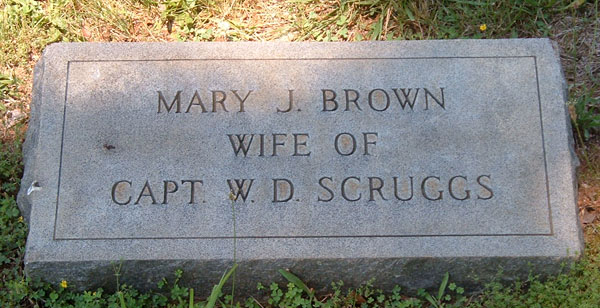 Mary J. Scruggs Gravestone