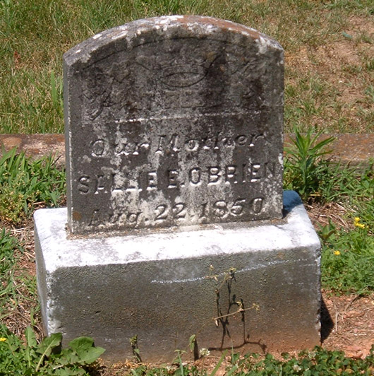 Sallie E. O'Brien Gravestone