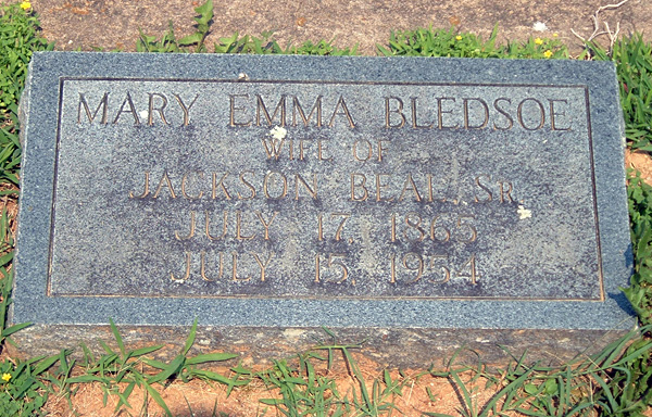 Mary Emma Bledsoe Beal