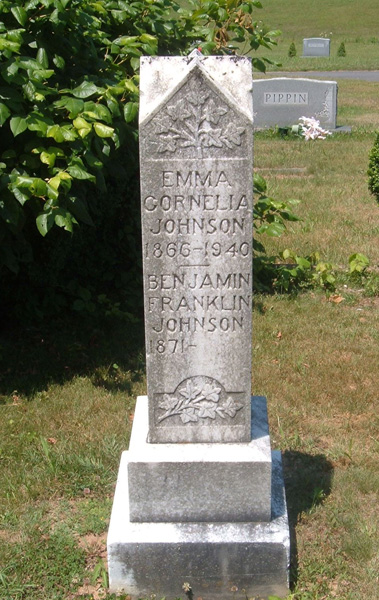 Benjamin Franklin Johnson ands Emma Cornelia Johnson