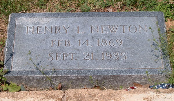 Henry L. Newton Gravestone