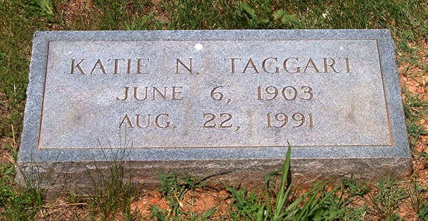 Katie N. Taggart Gravestone