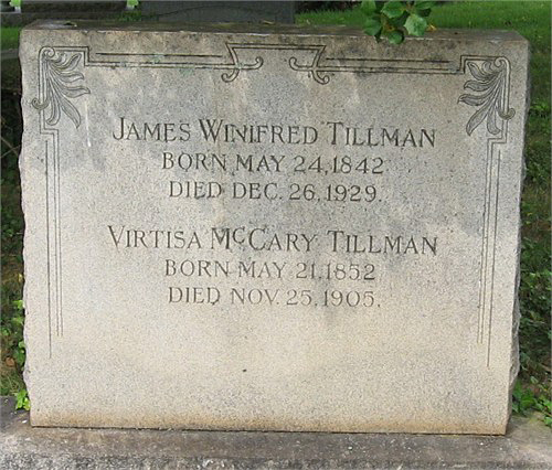 James Winifred Tillman and Virtisa McCary Tillman