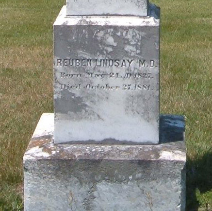 Reuben Lindsay Gravestone