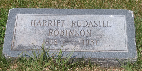Harriet Rudasill Robinson Gravestone