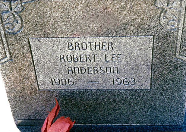 Robert Lee Anderson Gravestone