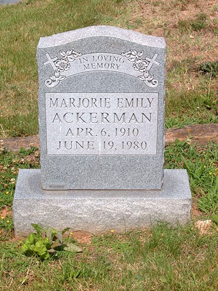 Marjorie Emily Ackerman