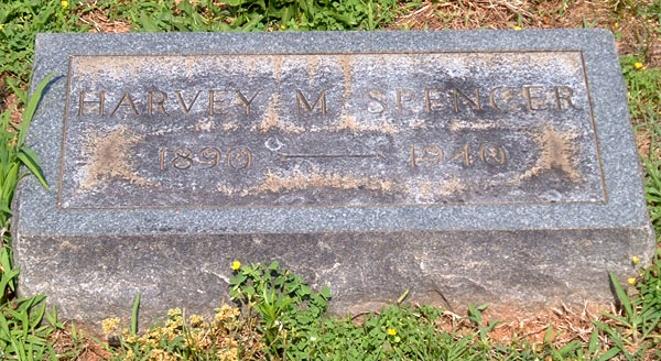 Harvey M. Spencer Gravestone