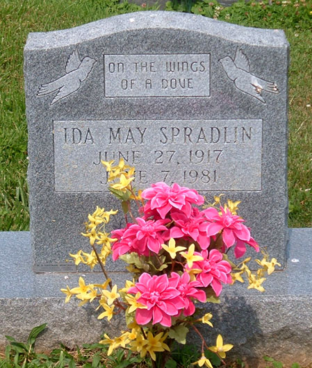 Ida May Spradlin Gravestone