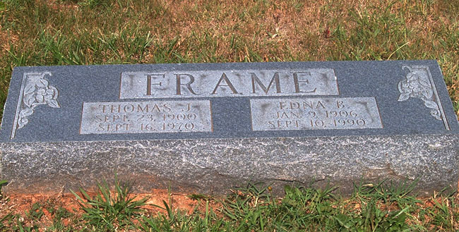 Thomas J. Frame and Edna B. Frame