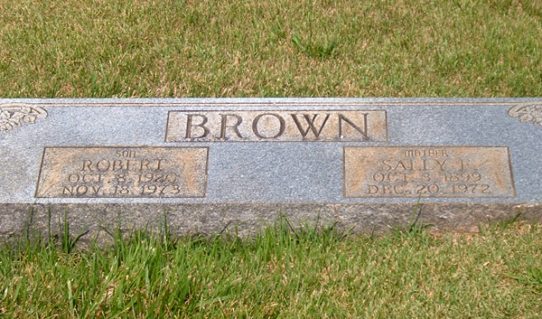 Robert Brown and Sally F. Brown