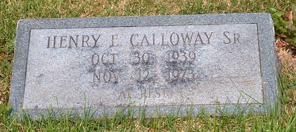 Henry E. Calloway, Sr.