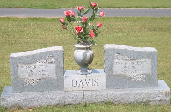Wilmer Forest Davis and Levie Breeden Davis