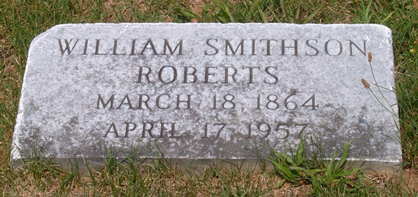 William Smithson Roberts Gravestone