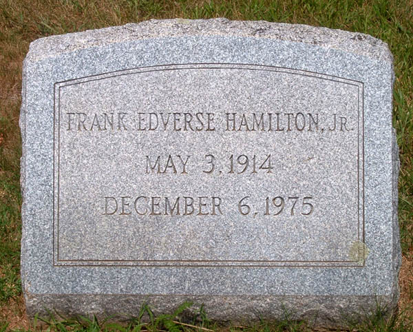 Frank Edverse Hamilton, Jr.