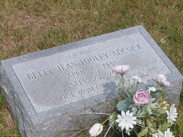 Betty Jean Tooley Adcock
