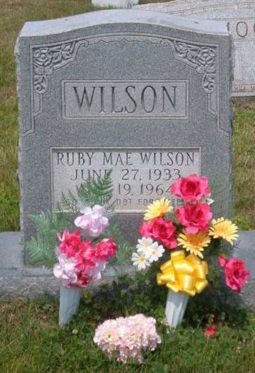 Ruby Mae Wilson Gravestone